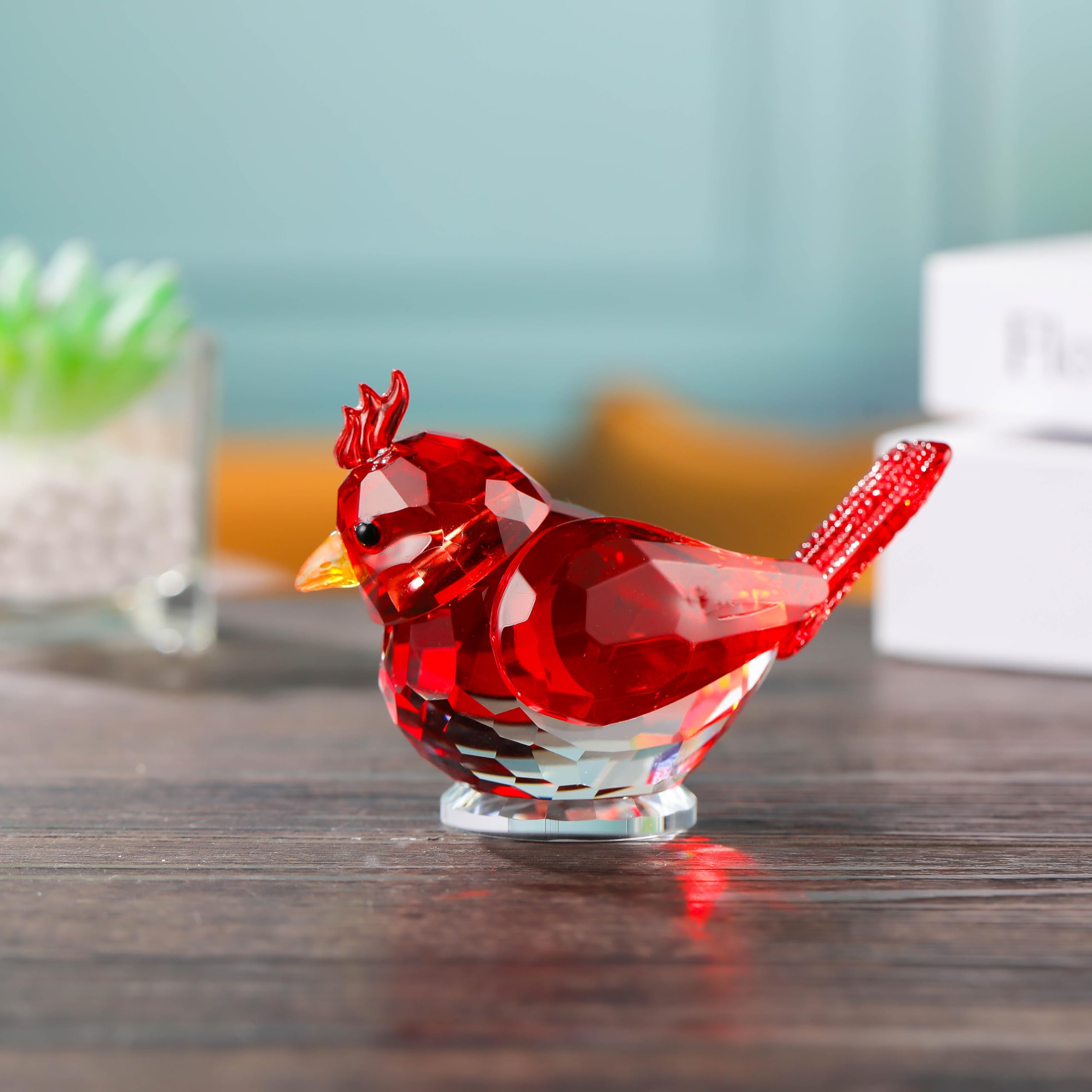 Qianwei Cardinal Gifts クリスタルフィギュア（Qianwei Red Crystal 