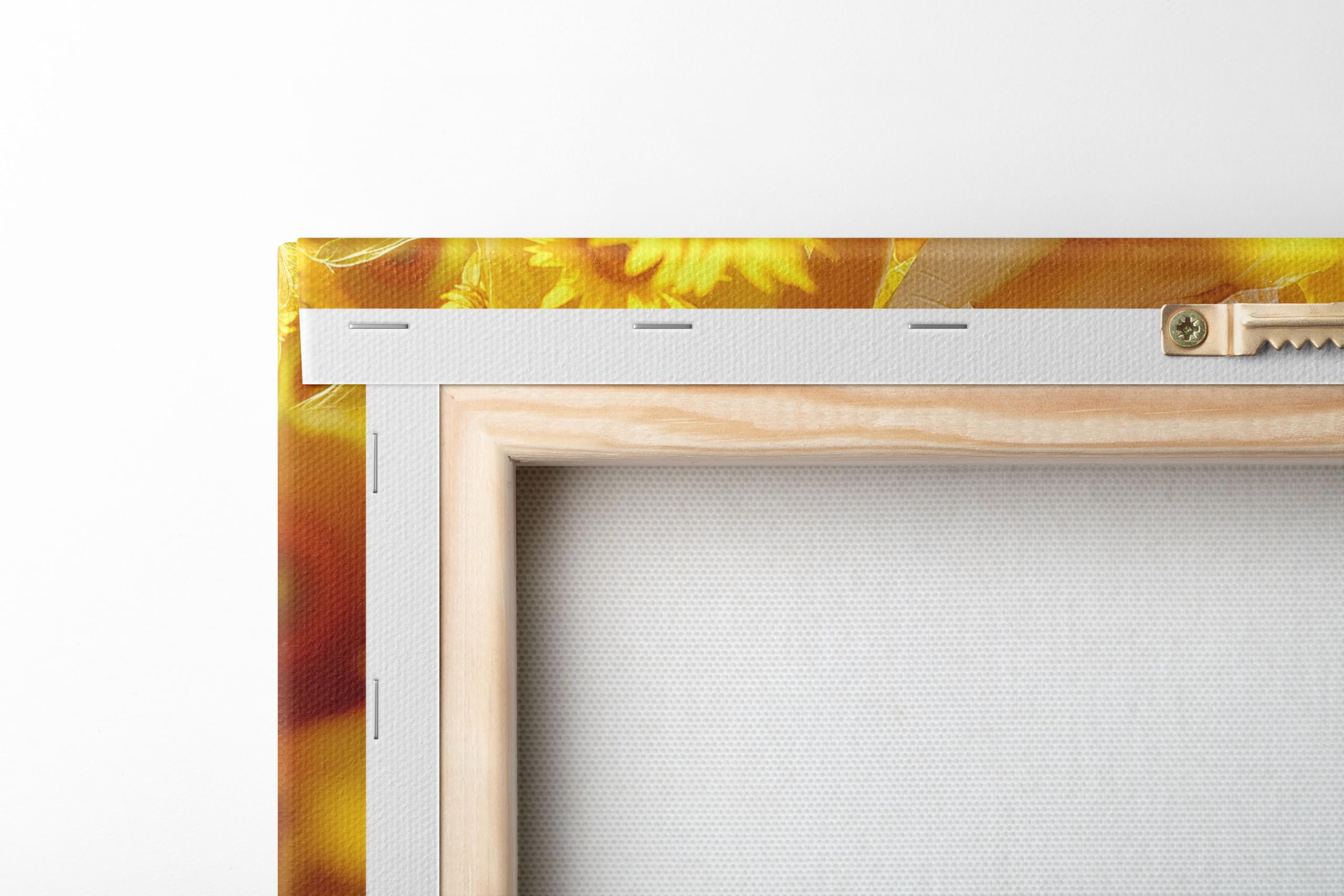 ConKrea - Quadro Personalizzato su Tela Canvas - Stampa la tua Foto su Tela in Alta Definizione con Telaio in Legno Massello - Pronto da Appendere - 50x70 cm