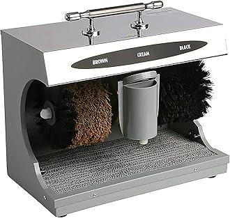 PUFFIN Shoe Polish Automatic Silver Shoes Shining Machine