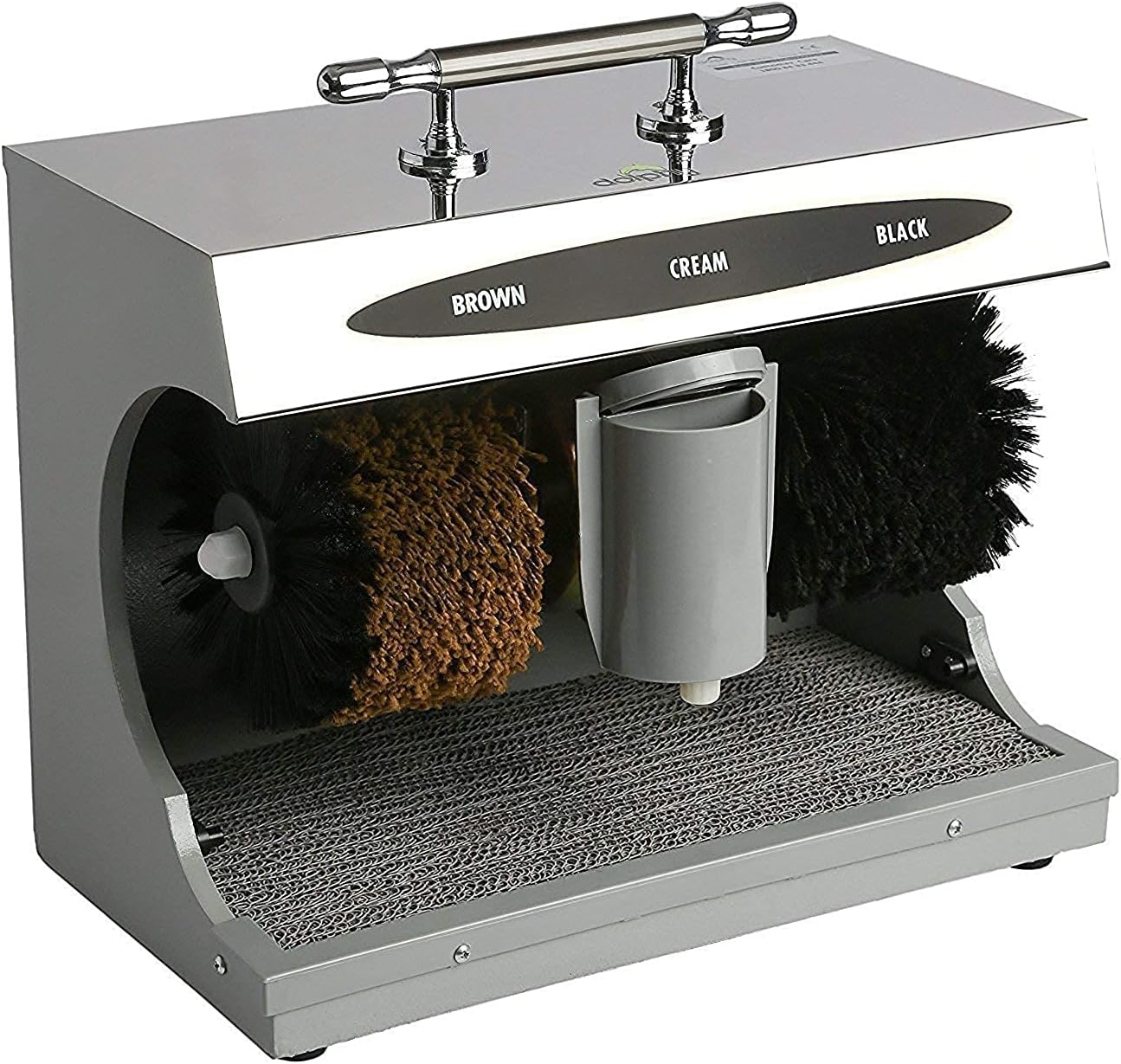 PUFFIN Shoe Polish Automatic Silver Shoes Shining Machine