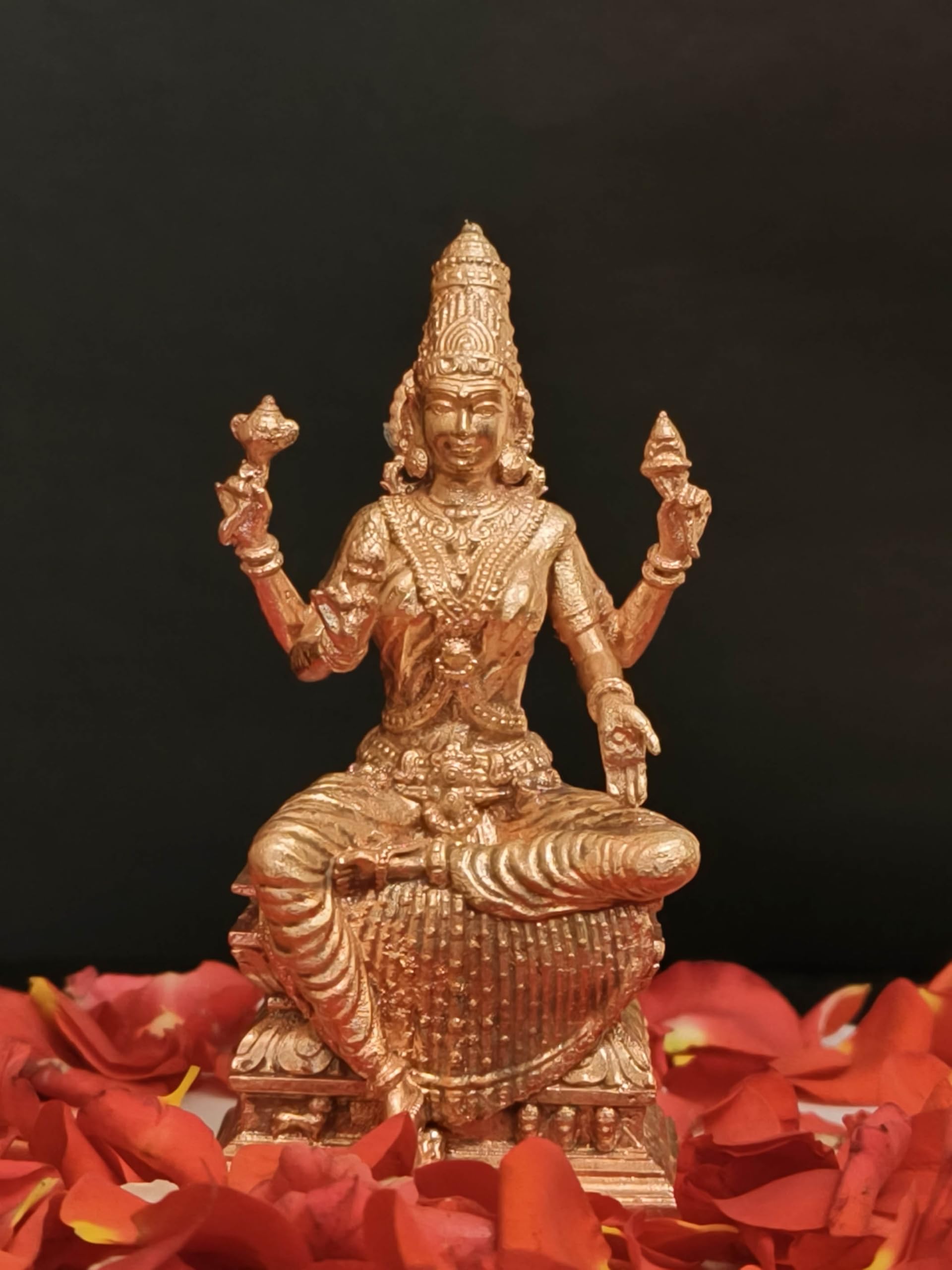 Kalikambal Statue, Brass Kalikambal Statue | Bronze Idol, God Brass Idol, Sculpture - Home Decor | Gold Plating Art Studio LLP