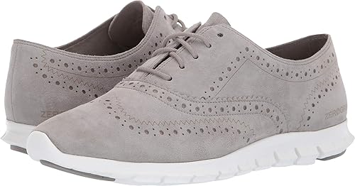 Miniatura 2 de Cole Haan Zerogrand Wing Ox Closed Hole II Oxford para mujer, Negro Gamuza Negra Agujero Cerrado