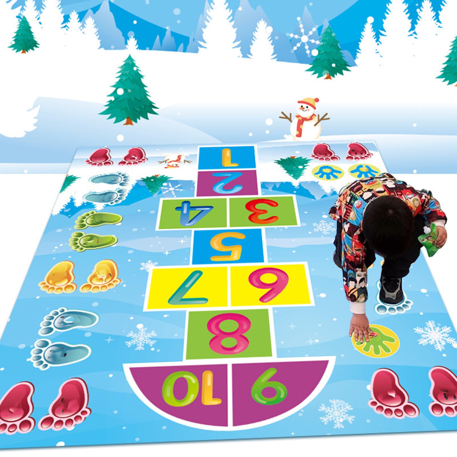 Peludas Juego De Mesa SGACAI Alfombra De Juego De Rayuela, Juguete - Main Image