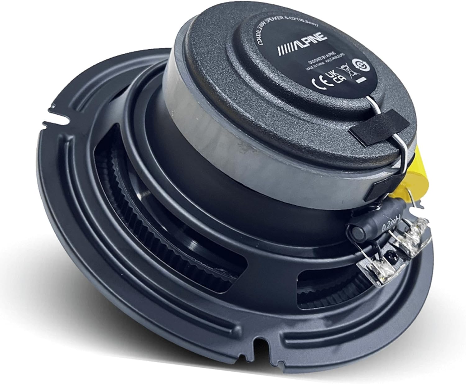 Арын view of the Alpine BRV-S65 6.5 inch BassRev speaker