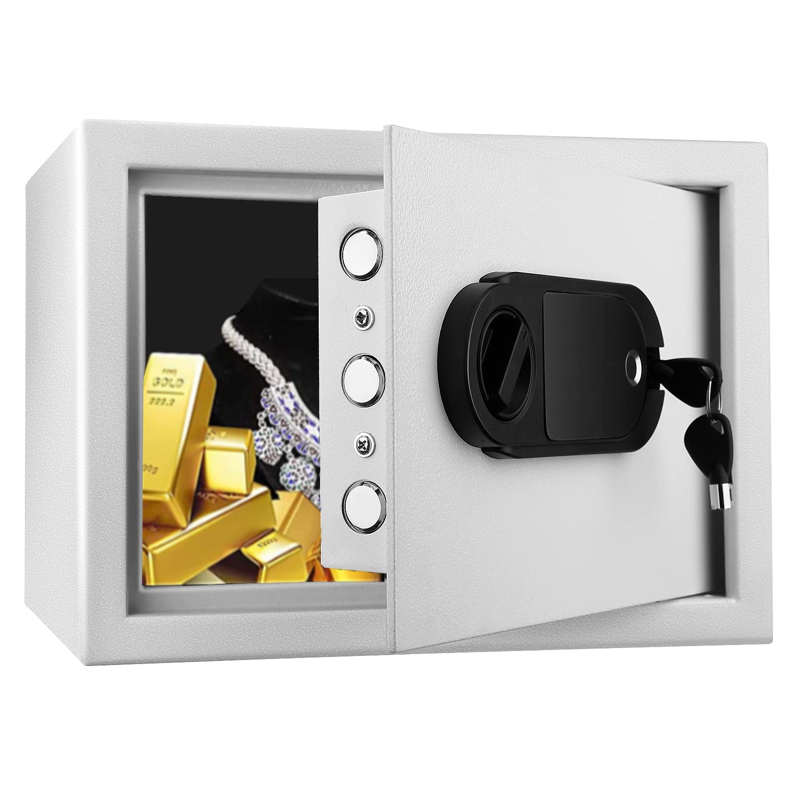 Buy 17L Fingerprint Safe Box with Fireproof Bag, BITOWAT Digital