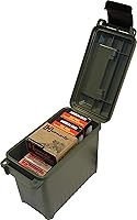 Vista 4 de MTM AC15-11 Caja de municiones Mini para municiones a granel, sello resistente al agua, lengüetas de candado doble, capacidad de 5.4 kg, fabricada