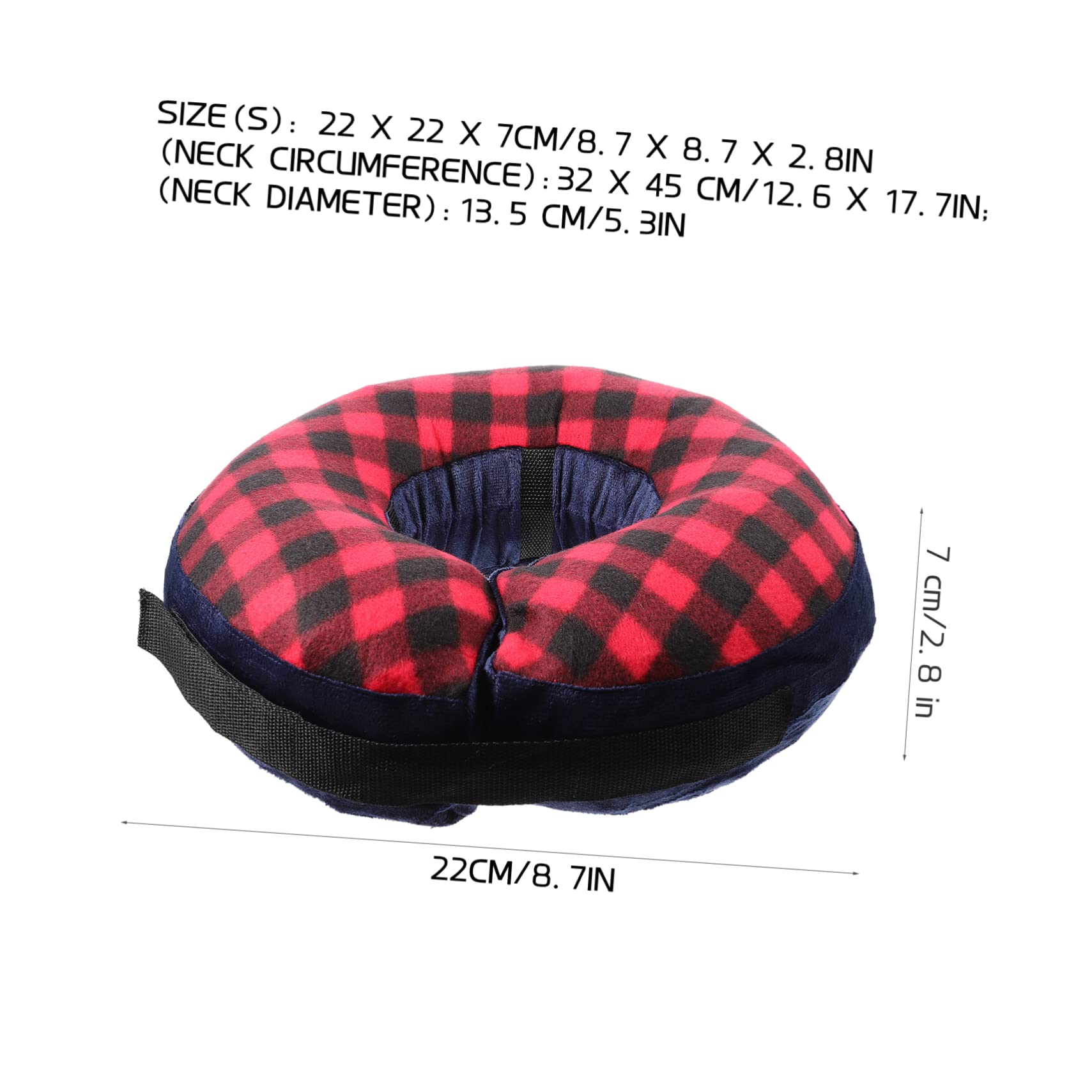 DOITOOL 4pezzi Collare Di Inflabile Per Cani e Gatti Comfort e Protezione Post-operatoria Collare Elisabettiano Alternativo Adatto Per Riposo e Gioco Design Ciambella Per Movimenti