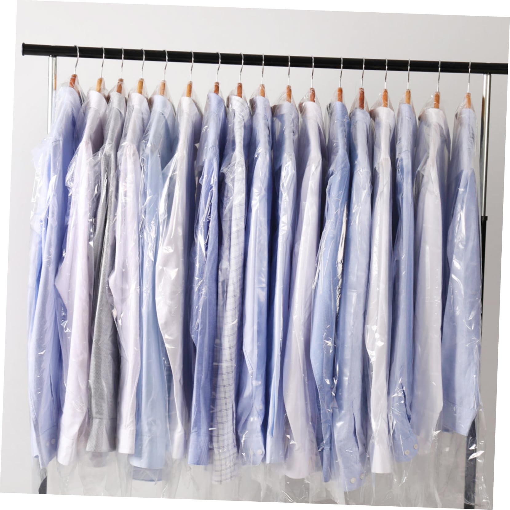 Gatuida 30piezas Funda Antipolvo Transparente para Guardar Trajes el Armario Protectoras Reutilizables para Abrigos y Ropa de Vestir para Colgar Casa