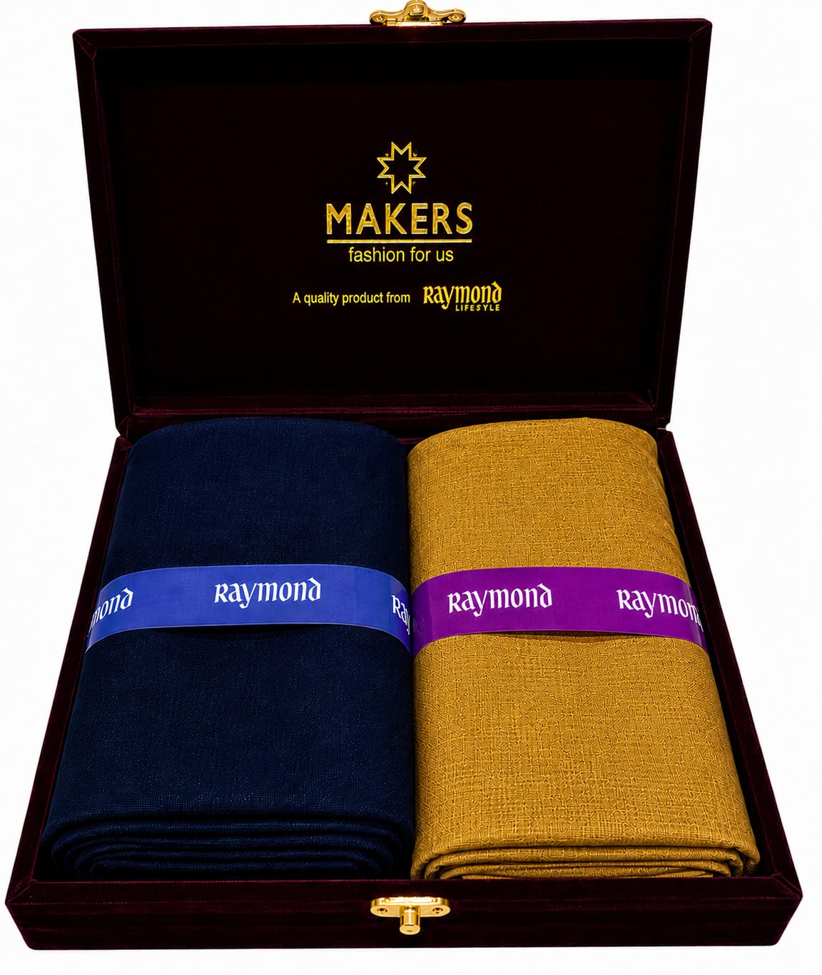 Men's Unstitched Shirt and Pant Fabric Combo | Premium Poly Viscose Dress Material with Luxury Gift Box | Custom Tailoring Fabric Set | Formal & Casual Wear-image-45
