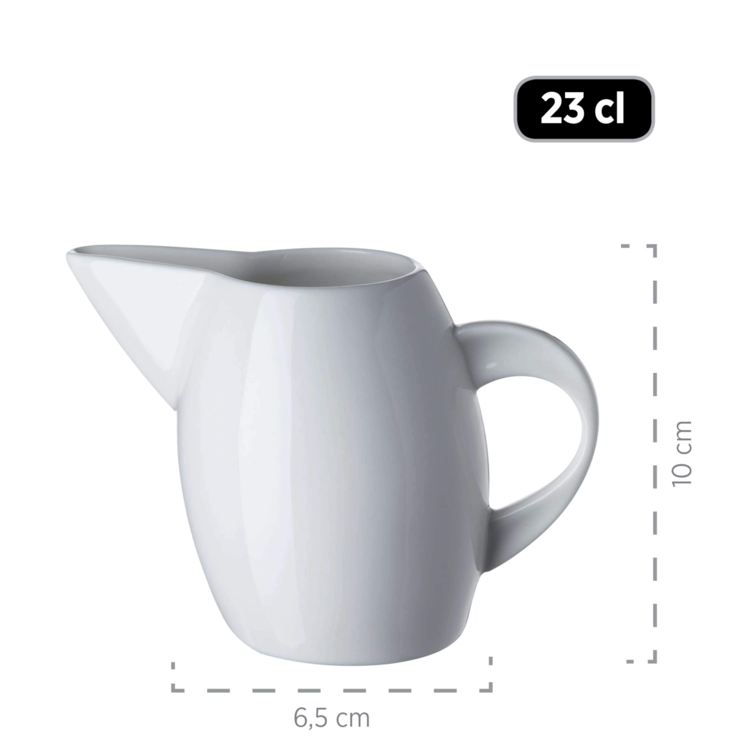 Mäser Seria La Musica, kieliszek do jajek, cukiernica, 8-częściowy zestaw, porcelana, biała