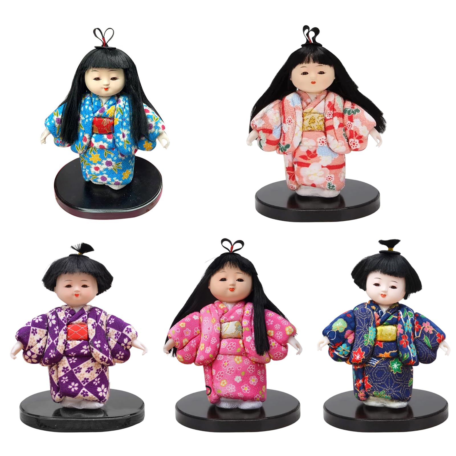 Geisha - Esculturas de muñeca kimono, estatua de muñeca, esculturas decorativas para decoración de oficina y hogar, estatua asiática
