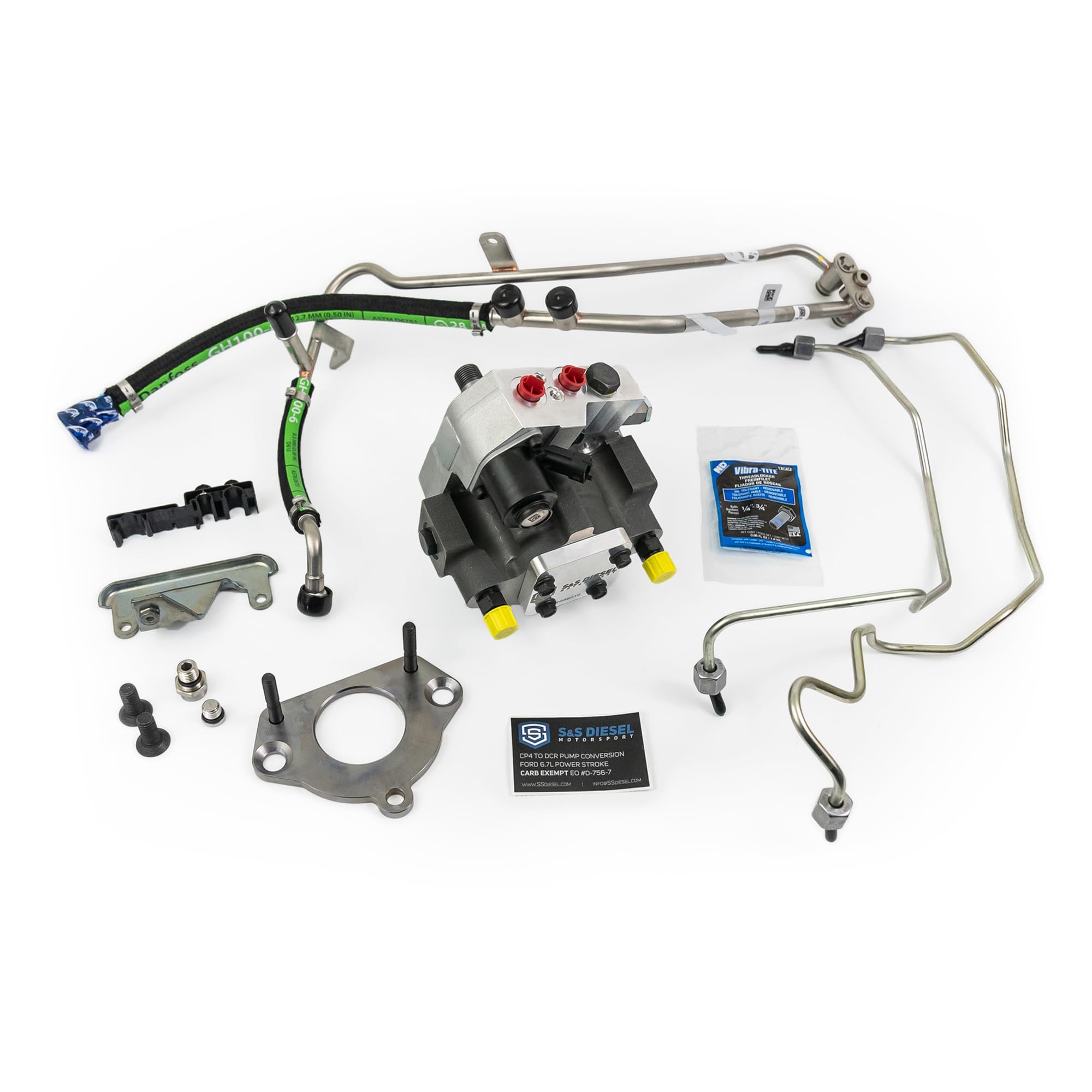 CP4 to DCR Pump Conversion Compatible with 2011+ Ford 6.7 Powerstroke Diesel (6.7F-DCR-1)