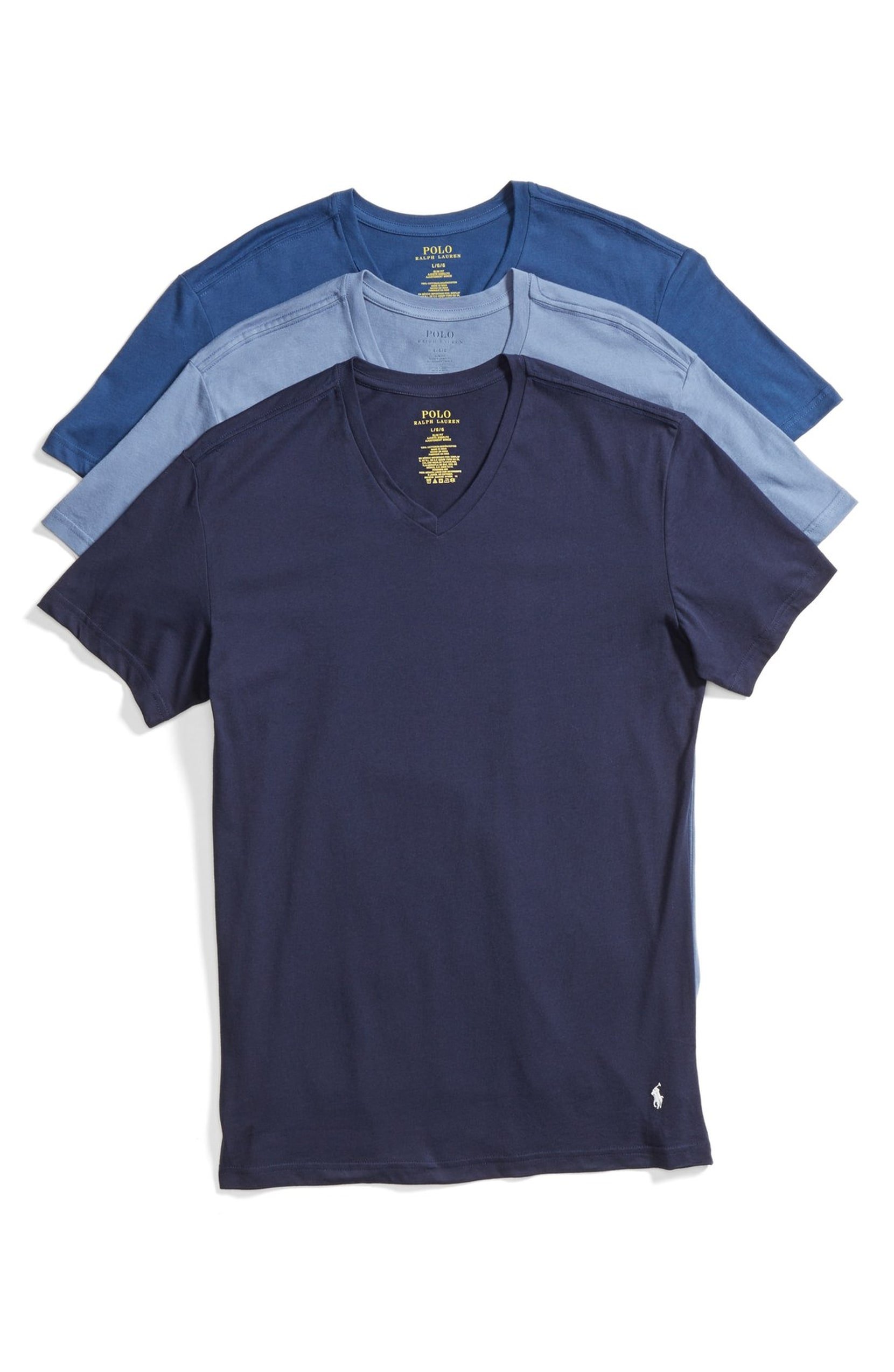 ralph lauren 3 pack v neck