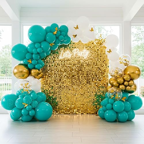 Miniatura 27 de Kit de guirnalda de globos blancos: 131 globos blancos con globos de luna y estrella, perfecto para decoraciones de baby shower de estrellas