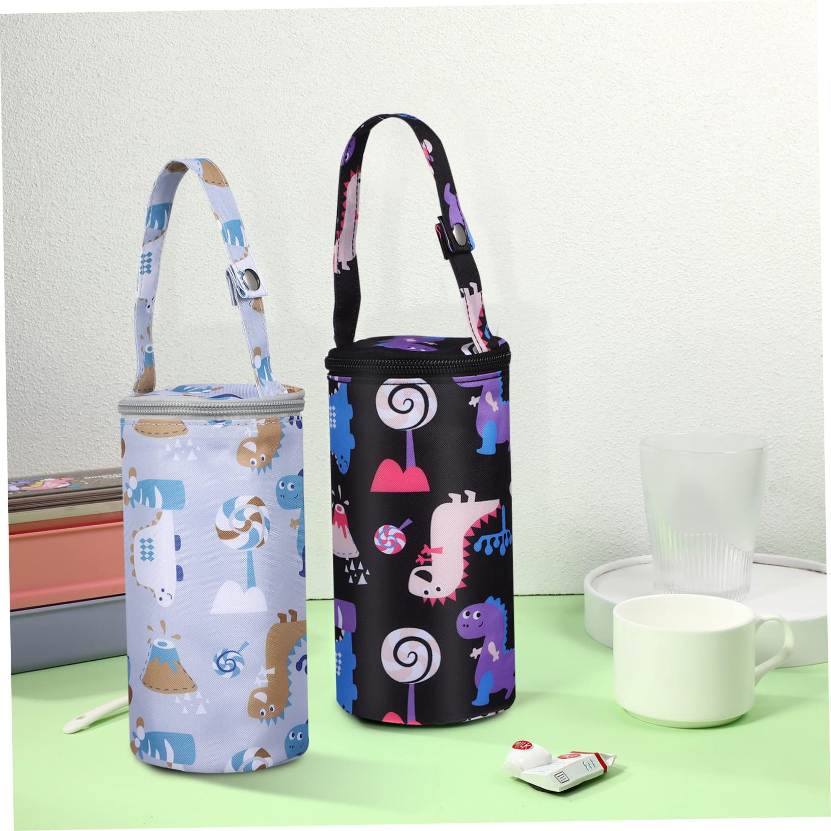 Yardwe 3 Set Borsa Termica Mamas Viaggio Latte Borsa Per Isolamento Copertina Sacchetti Per Biberon Isolati Coperchio Del Biberon Isolato Tessuto Oxford 300d 2 Pezzi * 3
