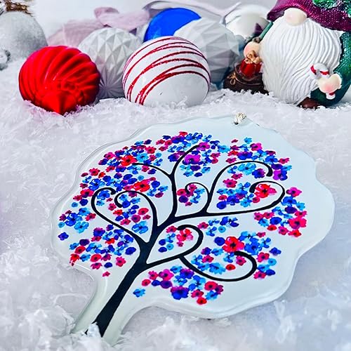 Miniatura 6 de Decoración colgante con forma de árbol de la vida con cuentas de mal de ojo, símbolo de positividad y dije de buena suerte para interiores y