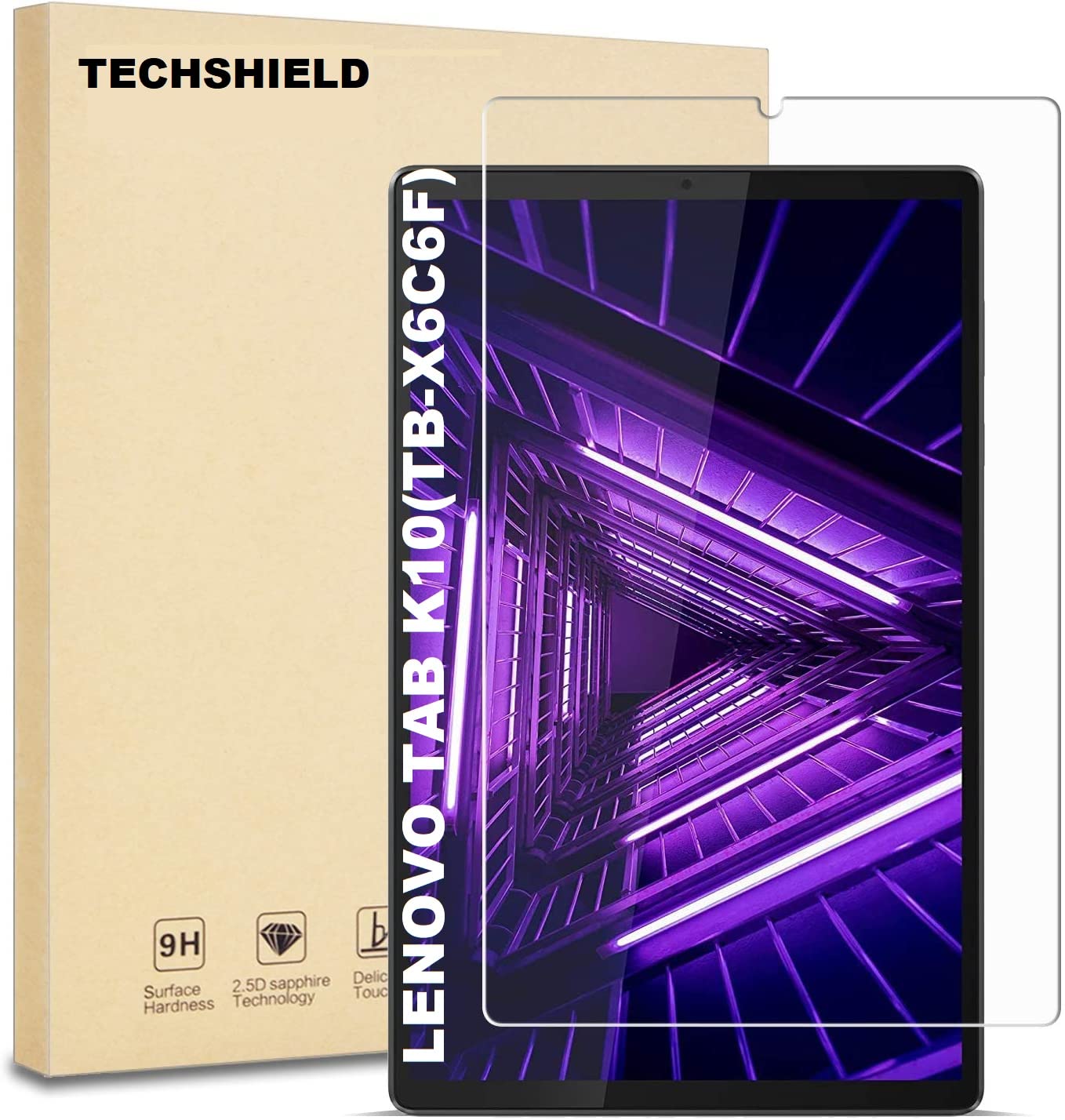 TECHSHIELD® Screen Protector Compatible with Lenovo Tab K10 FHD (10.3 inch)(TB-X6C6F, TB-X6C6X) (26.16 cm)(Transparent) (PACK OF 1) (B09RPBZH5G) Amazon Price History, Amazon Price Tracker