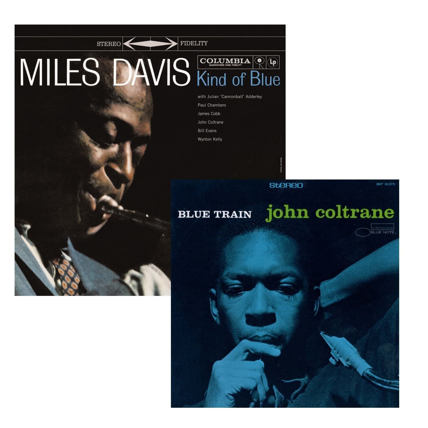 Kind Of Blue - Blue Train - Miles Davis and John Coltrane HQ LP Bundling