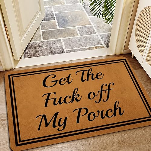 Miniatura 4 de Ytanie Tapetes de bienvenida para puerta delantera, entrada al aire libre, tapete de goma antideslizante para el hogar, interior, granja, divertido,