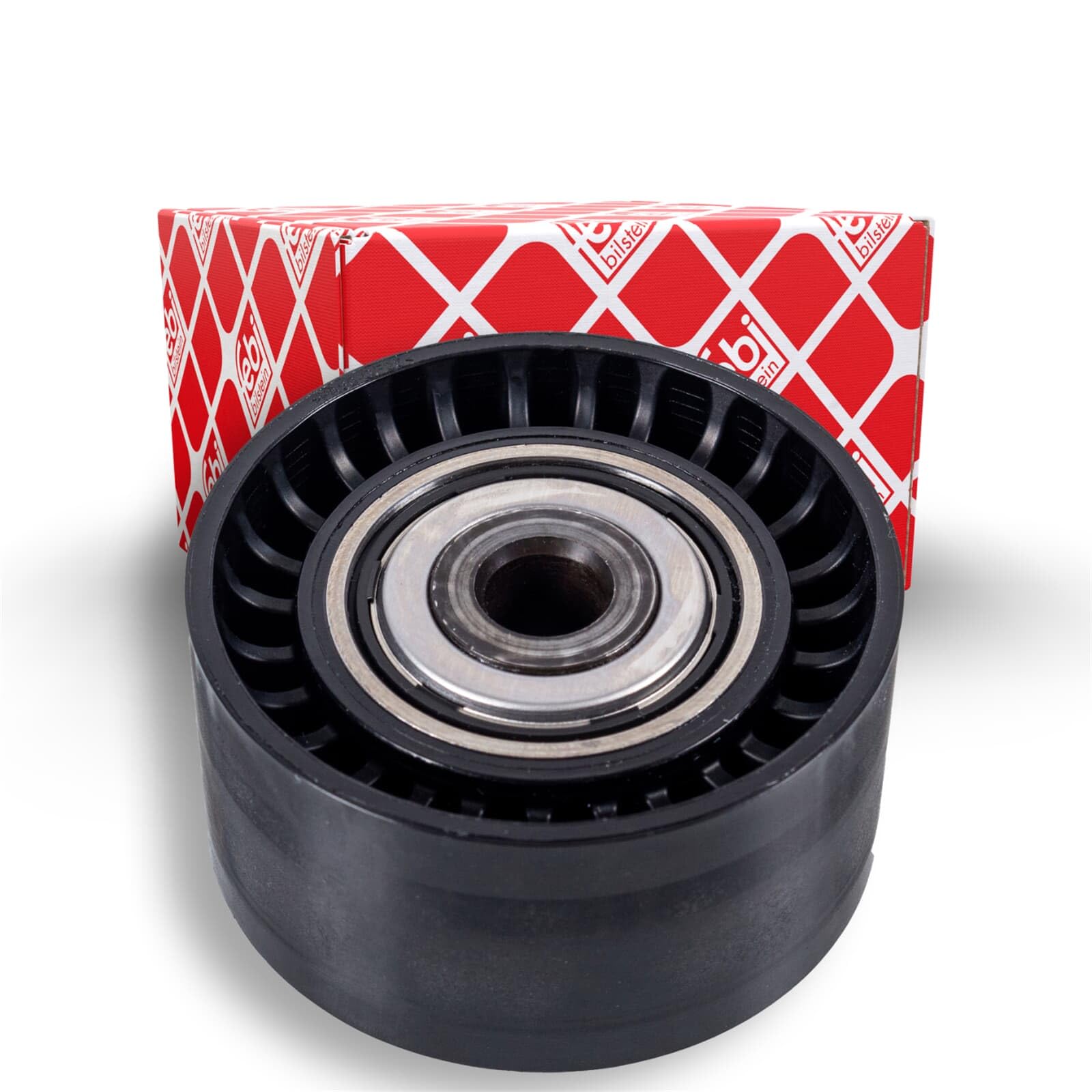 Aux Belt Idler Pulley fits OPEL VIVARO A 2.0 01 to 14 Guide Deflection 093198828
