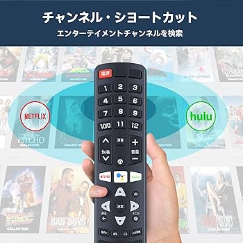 Amazon | テレビリモコン RC310V FJR1 for TCL TCLテレビ