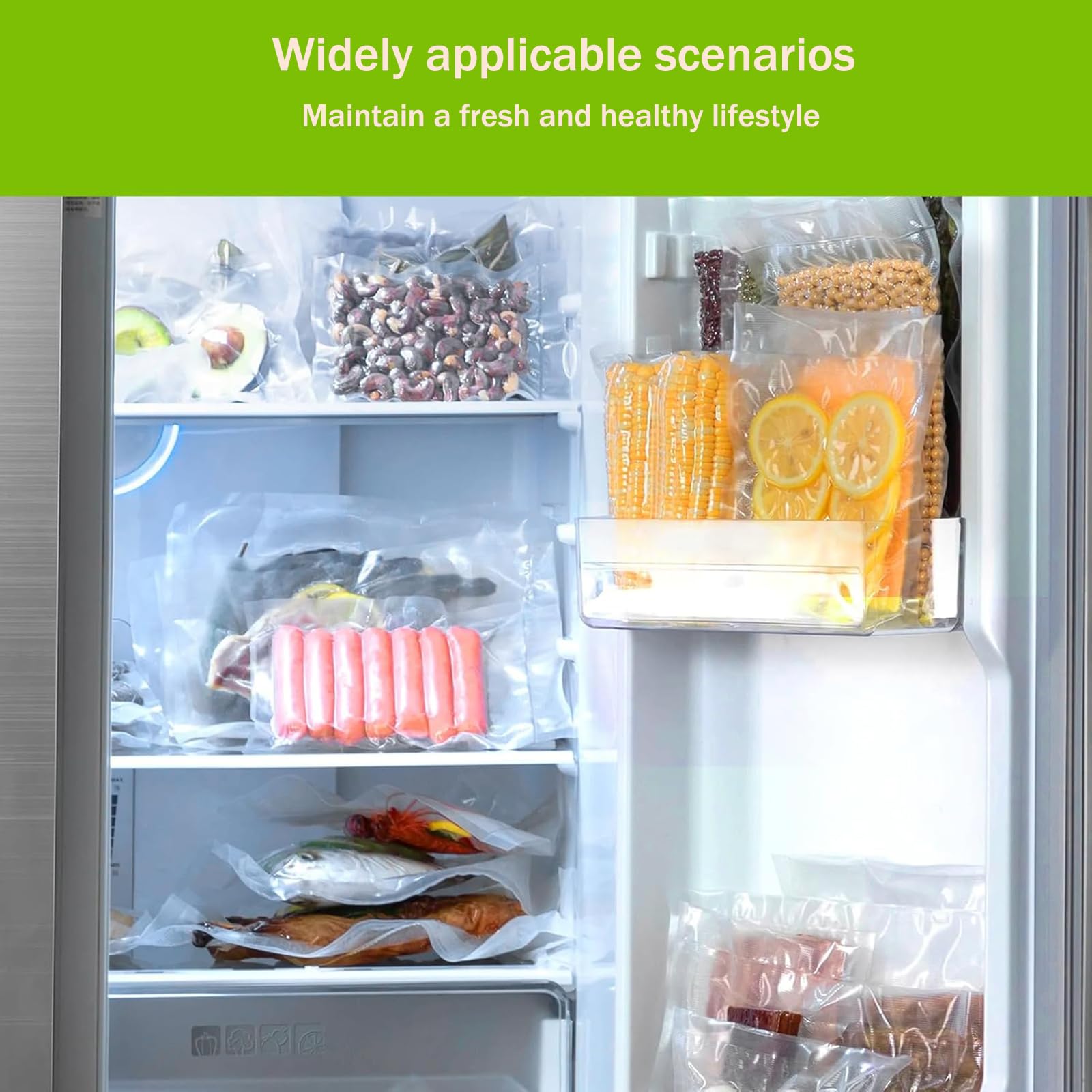 Máquina de envasado de alimentos compacta con Control automático sellador al vacío for uso comercial doméstico