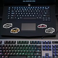 Vista 7 de 50 calcomanías de coche para niños, calcomanías de carreras, calcomanías de coche deportivo, calcomanías impermeables de color, calcomanías