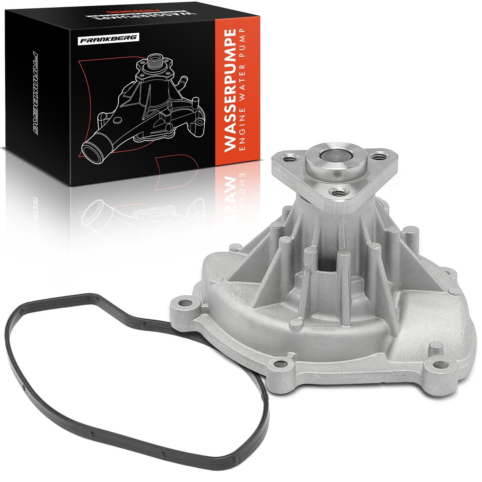 Frankberg 1x Wasserpumpe Benzin Kompatibel mit C.a.y.e.n.n.e 92A 4.8L 2010-2015 C.a.y.e.n.n.e 9PA 4.8L 2007-2010 P.a.n.a.m.e.r.a 970 3.0L 4.8L 2009-2016 Replace# 94810603301