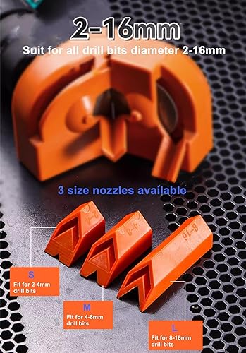 Miniatura 4 de Afilador de brocas multiusos, afilador de brocas eléctrico para todas las brocas, herramienta de molienda portátil con taladros eléctricos y afila