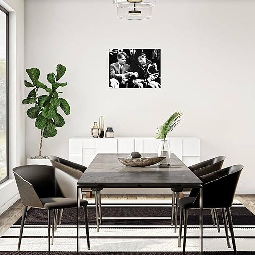 Miniatura 4 de Lienzo decorativo para pared, diseño de César Chávez termina su huelga de hambre con Sen Robert Kennedy, decoración figurativa, 32 x 24 pulgadas