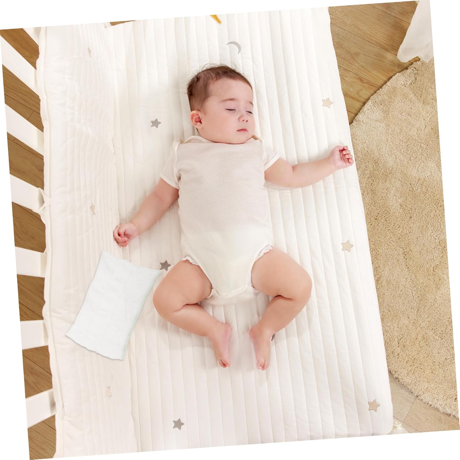 TOYANDONA 5pcs Diaper Covers Mesh Panties Breathable Stretchable Nylon and Elastic Fiber Underwear for Newborn Summer Lightweight Comfortable White