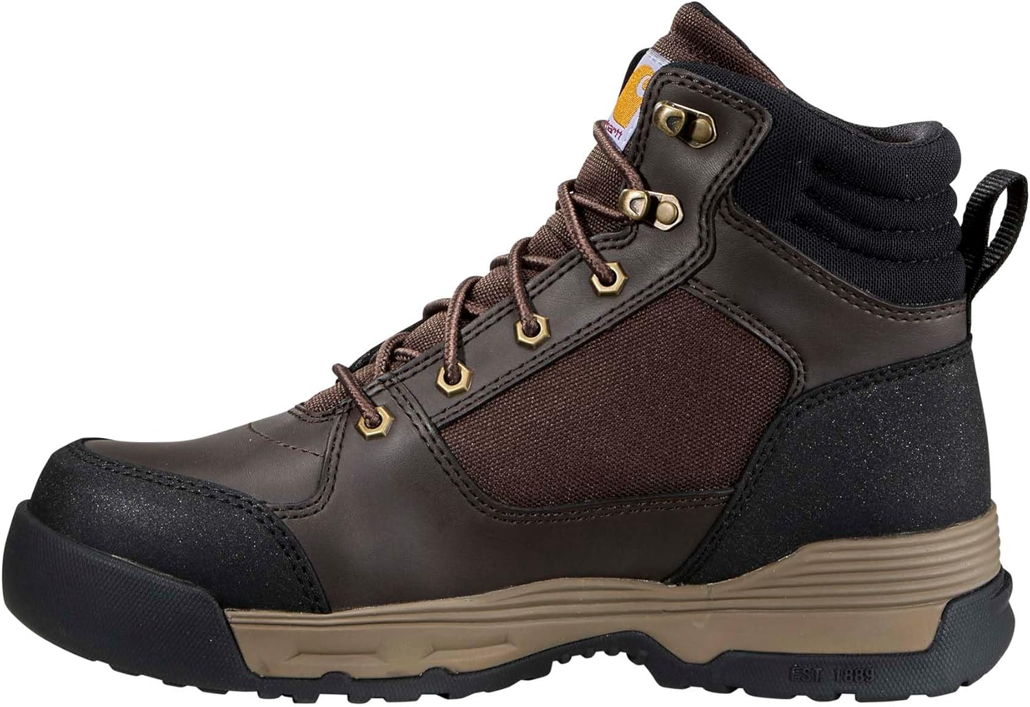 Carhartt Men’s Force HD 6" Composite Toe Work Boot, Slip-Resistant, EH Rated, FastDry Lining
