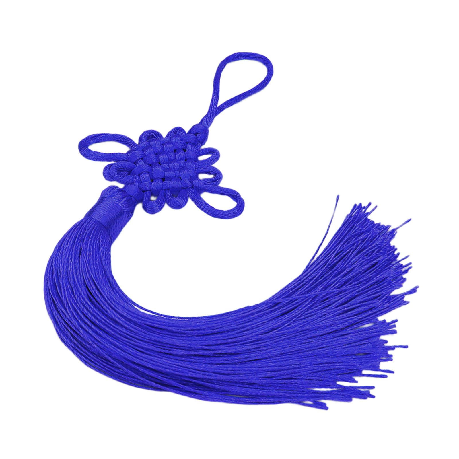 Chinese Knot with Tassels Festival Pendant Ornament Knotting Cord for Home Car Decorations Tassels Festival Pendant Ornament