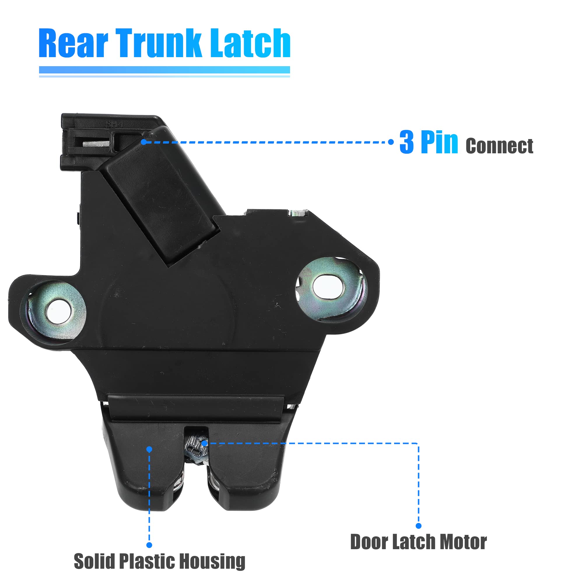 Amazon.com: X AUTOHAUX Trunk Latch Lock Actuator 64600-AC030 for