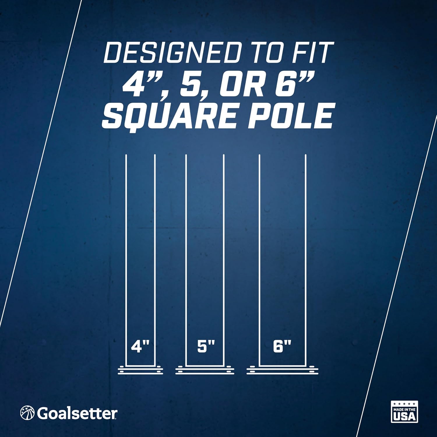 Goalsetter NCAA Collegiate Basketball Pole Pad Provides Added Protection During Play and Made in United States