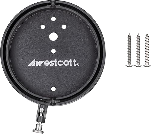 Miniatura 2 de Westcott Lindsay Adler - Flotador de montaje en pared Speedring - Almacena y organiza softboxes, modificadores de luz y reflectores en estudios