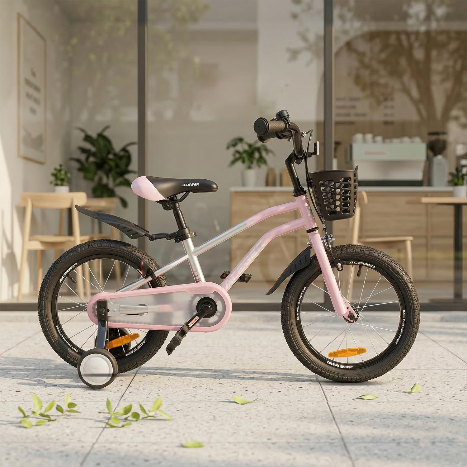 ACEGER Kids Bike for Ages 2-12 Years Old Boys Girls and Toddler, 12 14 16 18 Inch Children Bicycle with Training Wheels, 20 Inch Bike with Kickstand, Multiple Colors.