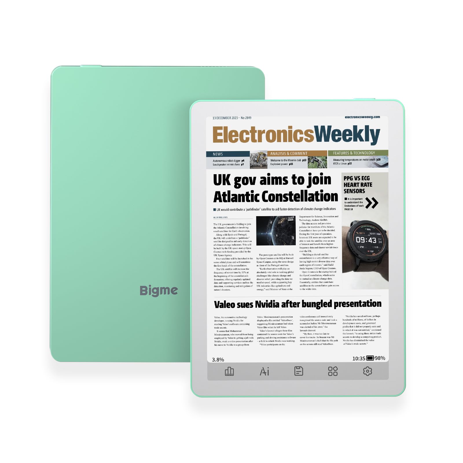 Amazon.co.jp: Bigme B6 カラー電子書籍リーダー 6インチ電子ペーパー