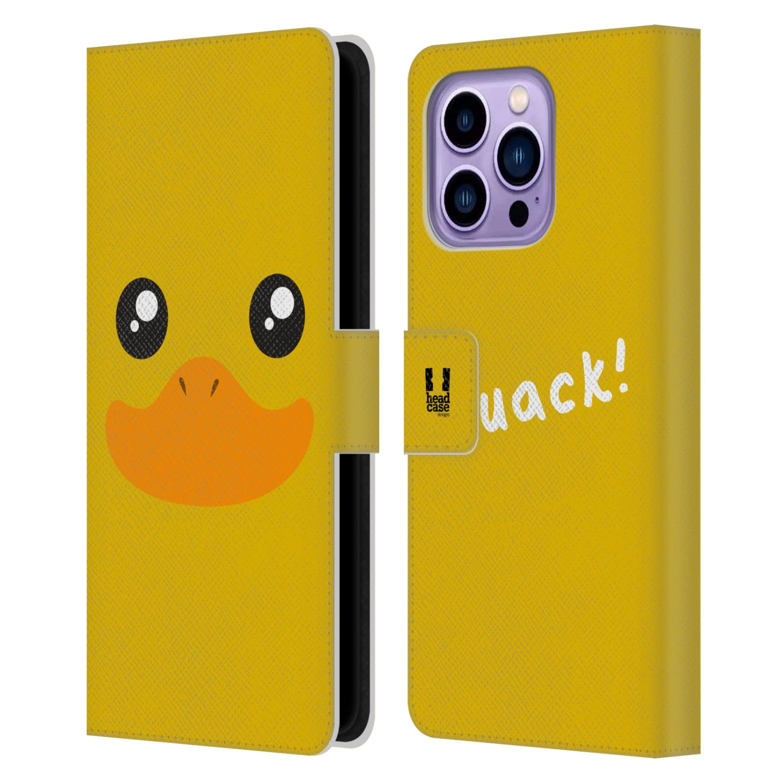 Funda Pato de Kawaii Tipo Libro con Cierre Magnético para iPhone 14 Pro Max 7
