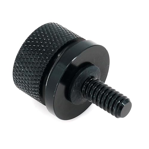 Americruise - Tornillo negro para asiento de motocicleta Harley Dyna, Sportster, Softail, Fat Boy, Touring Street Glide, Electra Glide, Road King