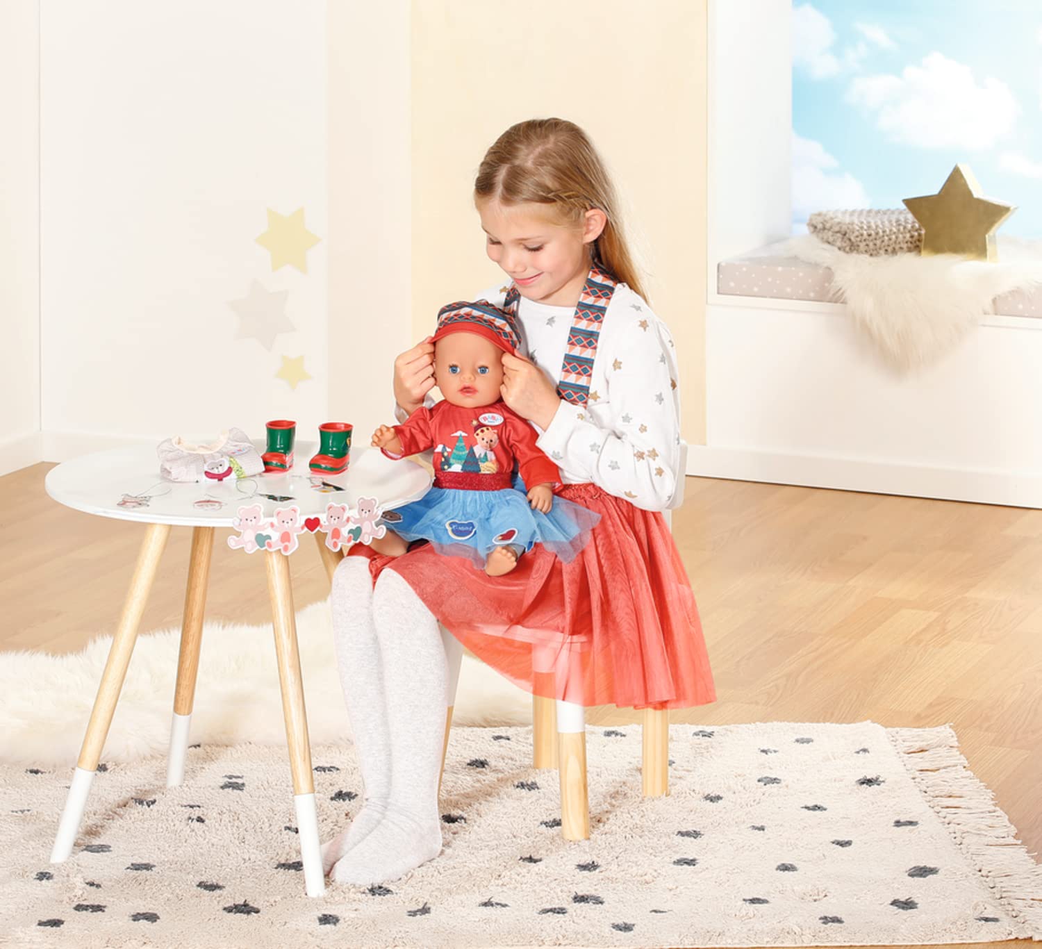 BABY Born Adventskalender mit 24 Überraschungen, enthält Kleidung und Accessoires für 43 cm Puppen, 834466 Zapf Creation