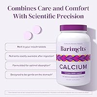 Vista 4 de Barimelts Calcium Citrate with Vitamin D3 & Magnesium, 120 Smooth-Dissolving Tablets (1-Month Supply), Bariatric Calcium Supplements for Women