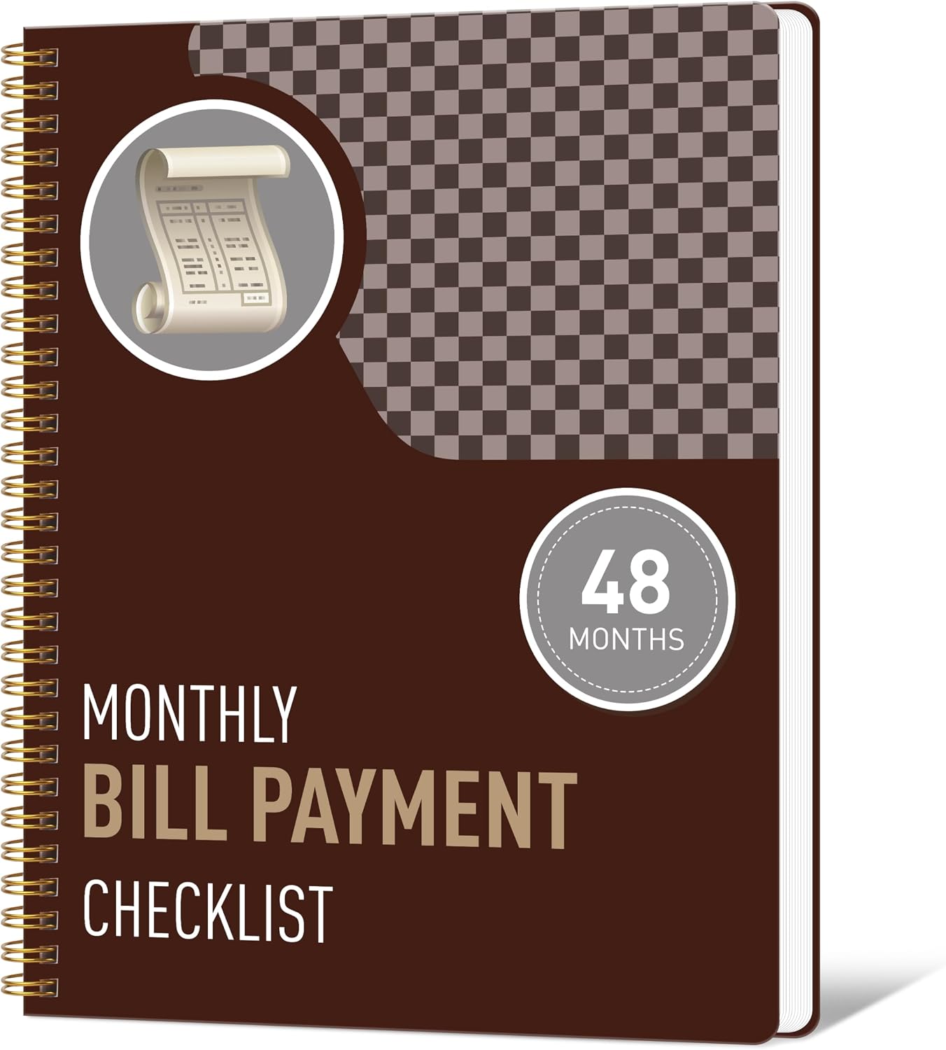  Monthly Bill Payment Checklist, 4-Year Bill Organizer and Planner | 960 Bill Records with Income and Expense Tracking, Debt Payoff Logs and Savings Goals for Budgeting and Money Management