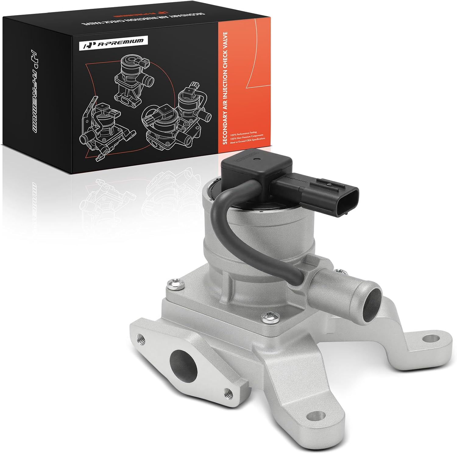 A-Premium Secondary Air Injection Check Valve Compatible with Toyota 4Runner 2012-2022, FJ Cruiser 2012-2014, 4.0L, Air Pump Check Control Valve