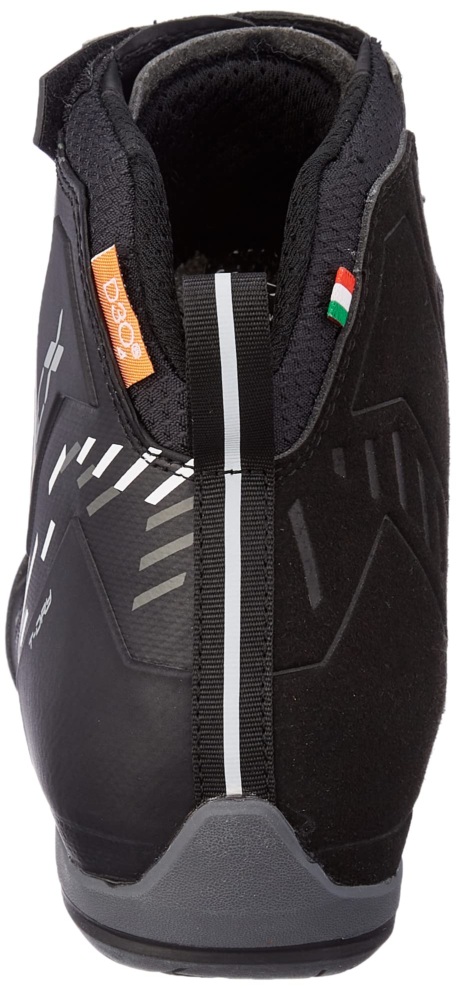 TCX - R04D Waterproof, Zapatillas de Moto Impermeables para Hombre, Certificadas con Membrana T-Dry, Cordones y Cierre de Velcro, Parte Superior de Malla, Negro/Blanco