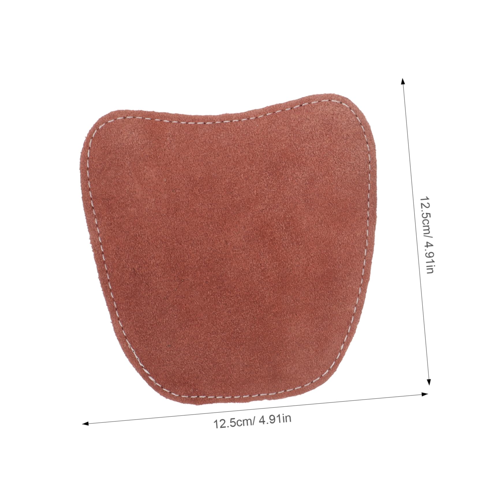 BUTIFULSIC 1 Pair Safety Shoes Toes Covers Outdoor Shoe Covers Indoor Working Shoes Cover Boot Toe Protectors Shoes Supply Safety Shoes Supplies Workshop Shoes Covers Brown Suede Leather