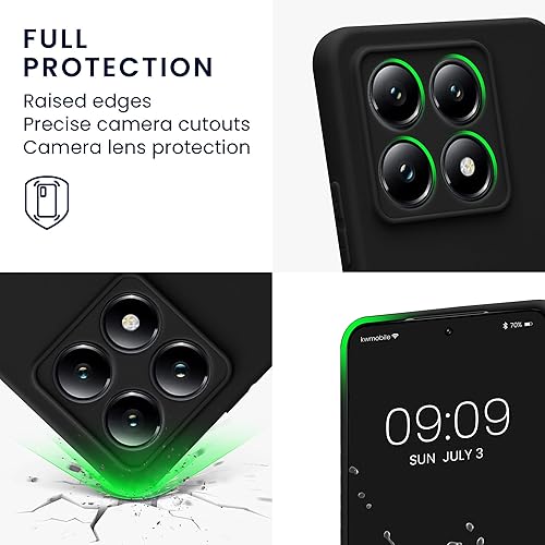 Vista 215 de kwmobile Funda compatible con Xiaomi Redmi Note 11 / Note 11S - Funda protectora de silicona TPU suave y delgada - Azul Báltico Azul (Baltic Blue)