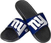 Vista 14 de FOCO mens NFL Team Cropped Big Logo Shower Sport Slide Flip Flop Sandals