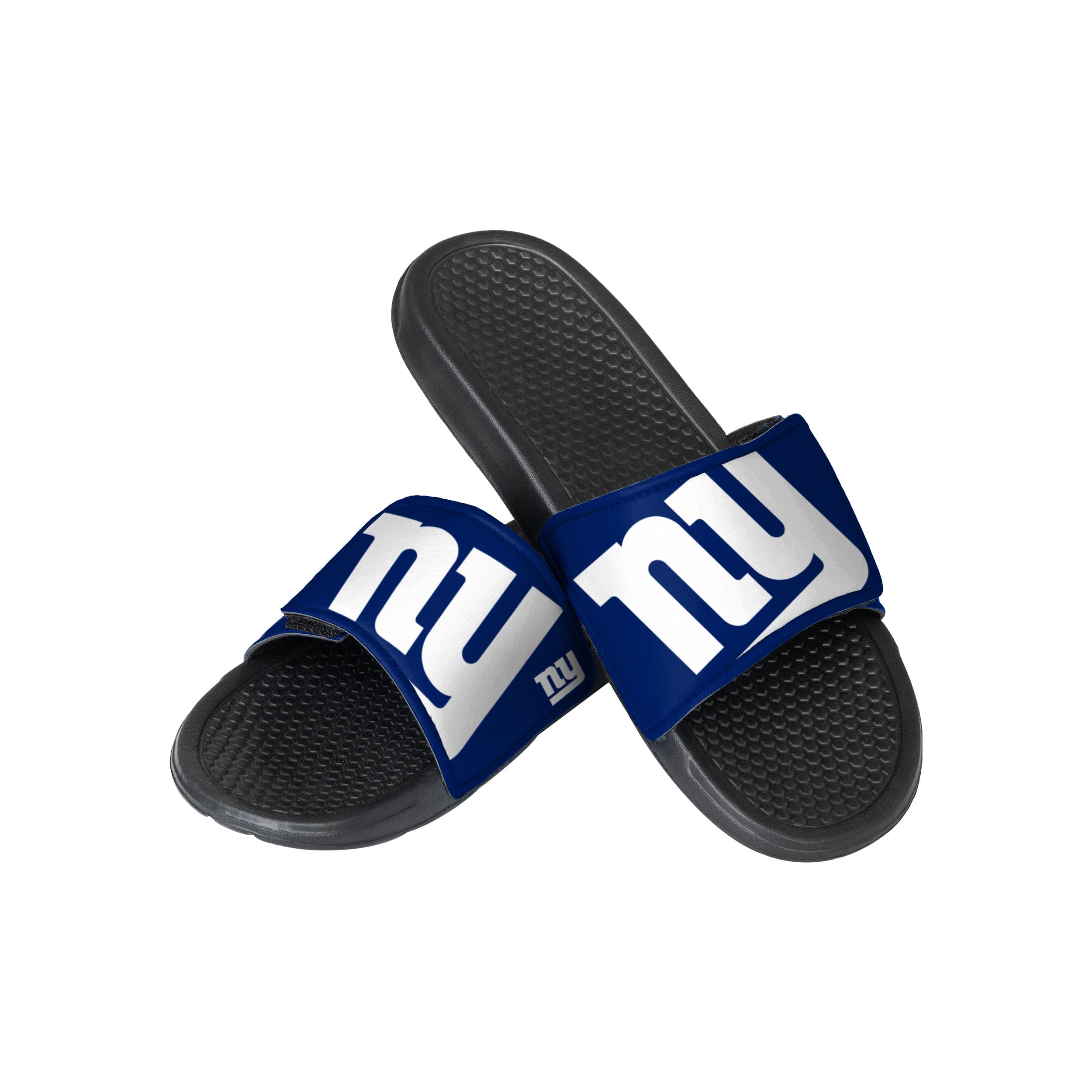 FOCO New York Giants NFL Mens Cropped Big Logo Slides - XL