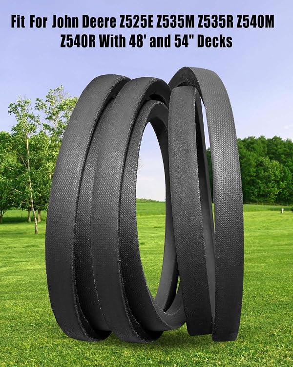 GX25998 Deck Belt Fit for John Deere Z525E Z535M Z535R Z540R Z540M Lawn Riding Mower, Drive V Belt 5/8" x 152" by NTSUMI - Image 4